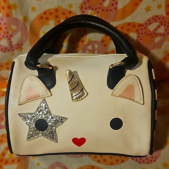 Betsey Johnson Handbags - GUC Betsy Johnson unicorn barrel bag
